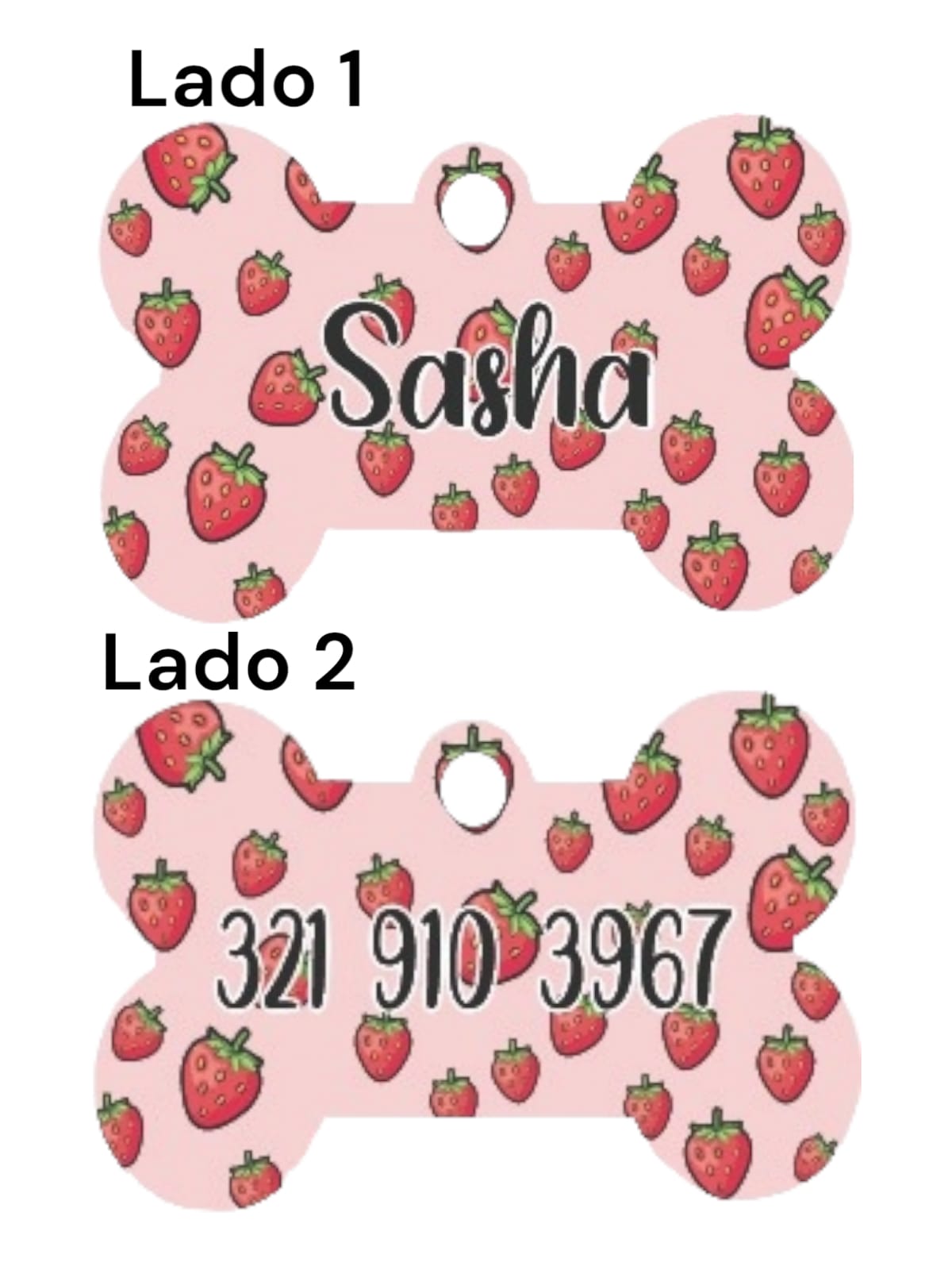 Placas de Identificación Diseño Tropical