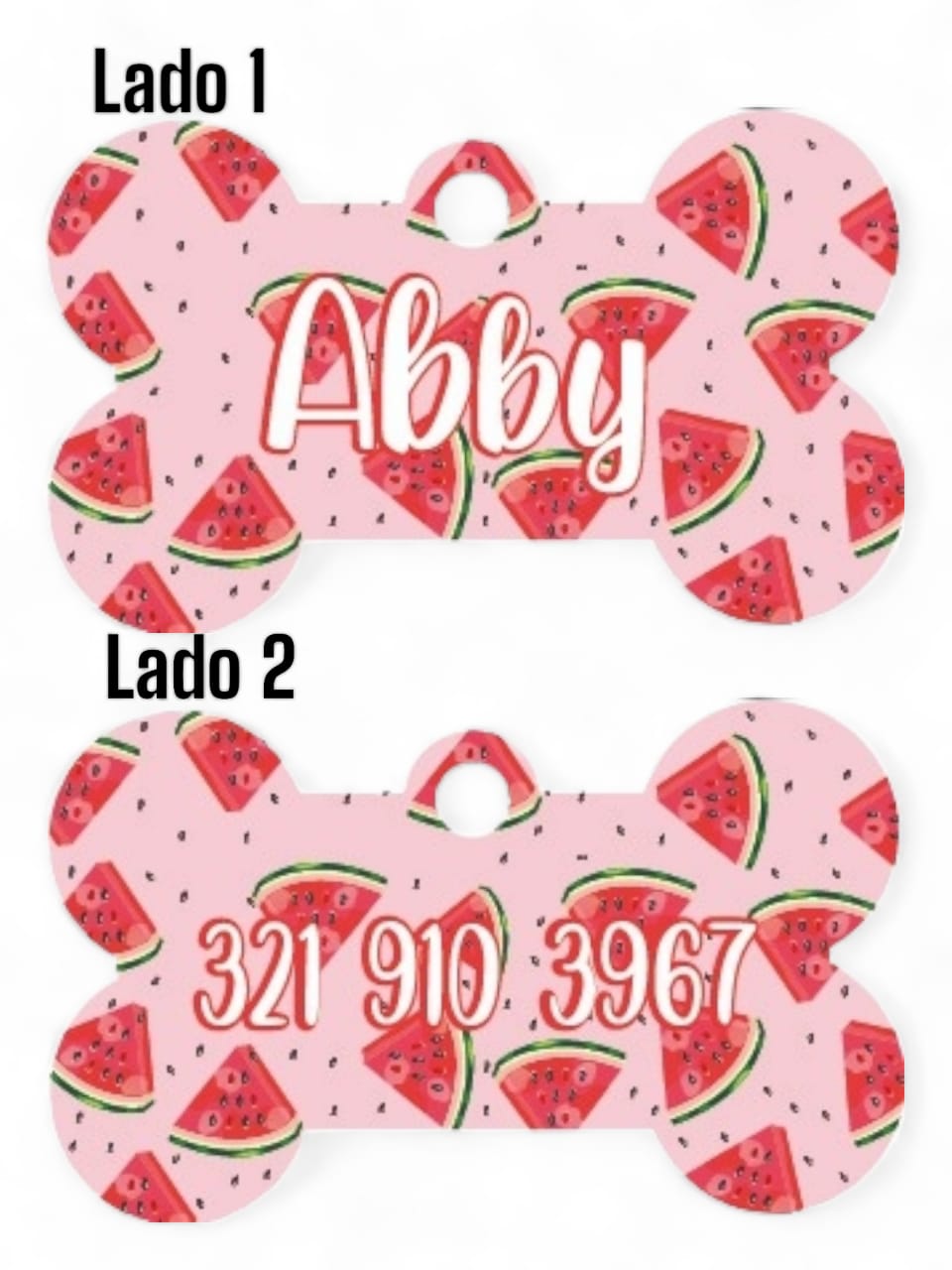 Placas de Identificación Diseño Tropical