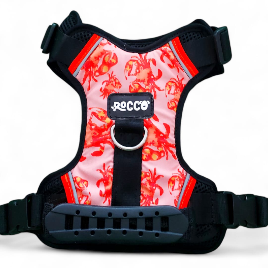 Pechera Doble Reflectiva Estampado Cangrejos