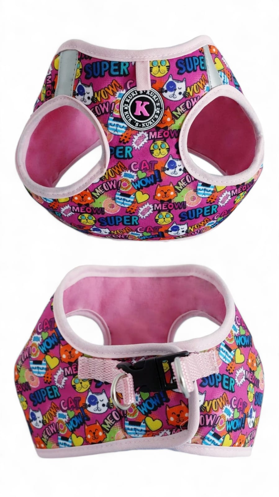 Pechera Para Gatos Meow Magenta