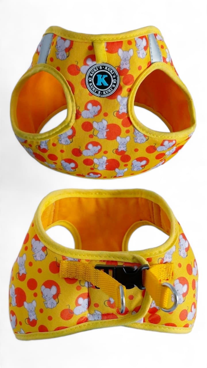 Pechera Para Gatos Ratones Amarilla