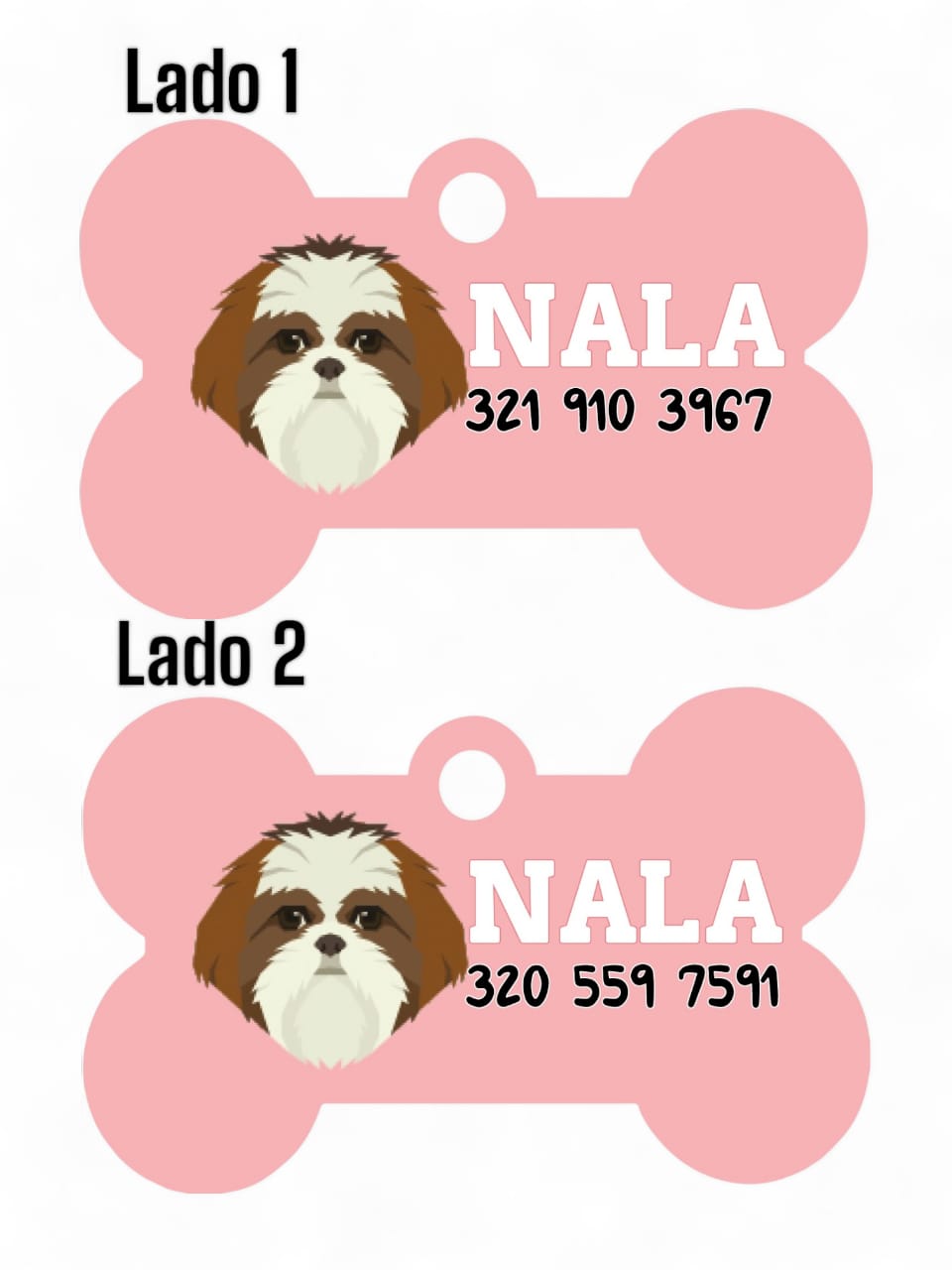 Placas de Identificación Shitzu