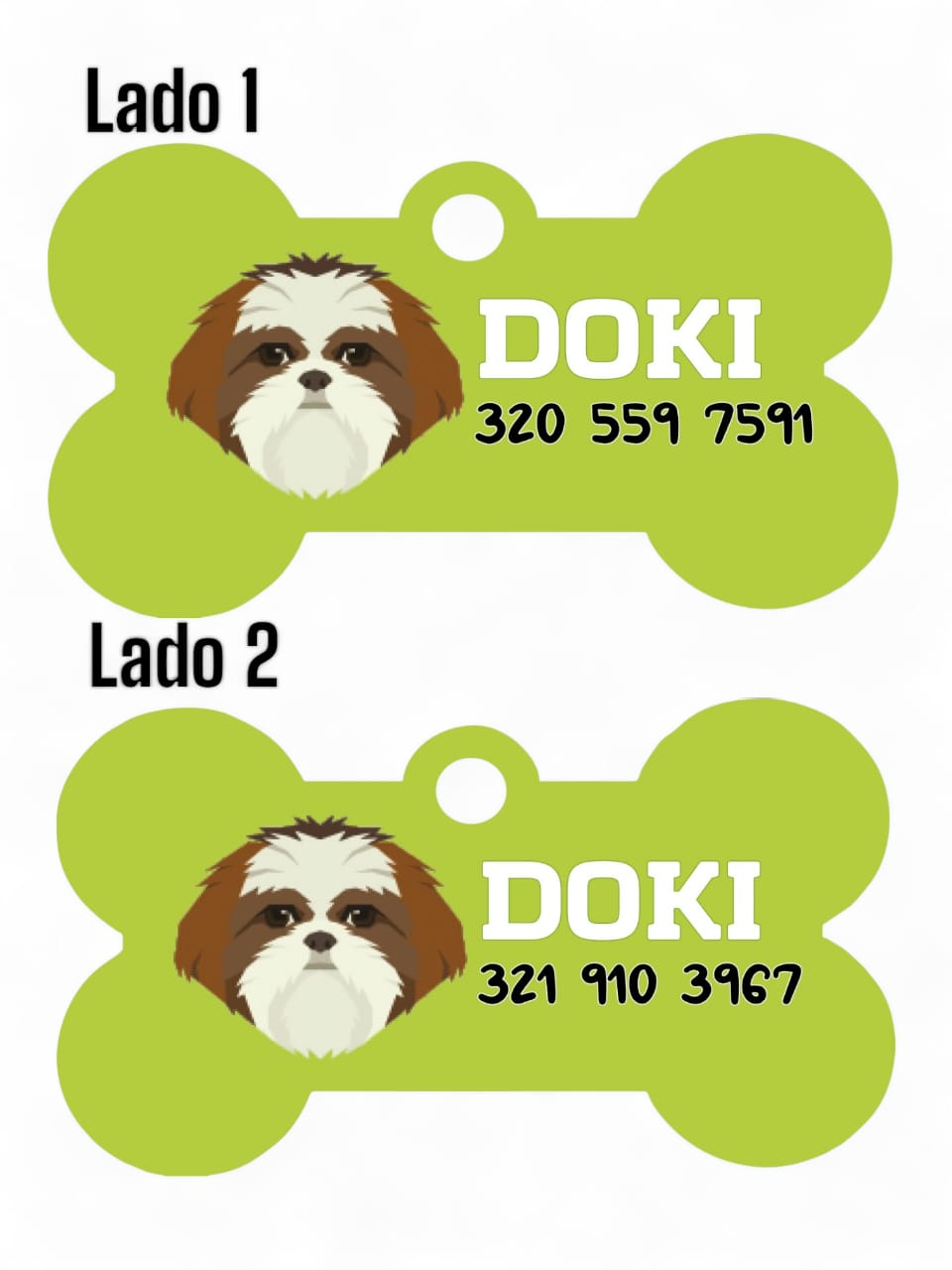Placas de Identificación Shitzu