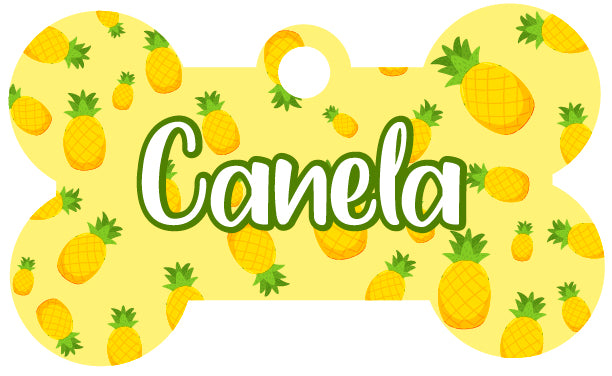 Placas de Identificación Diseño Tropical
