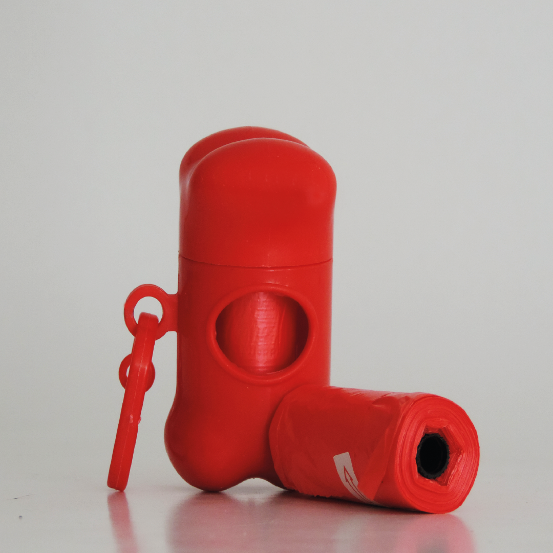Dispensador de bolsas para excremento