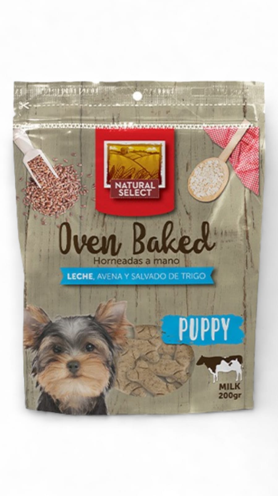 Galleta Natural Select Puppy x 200g sabor leche