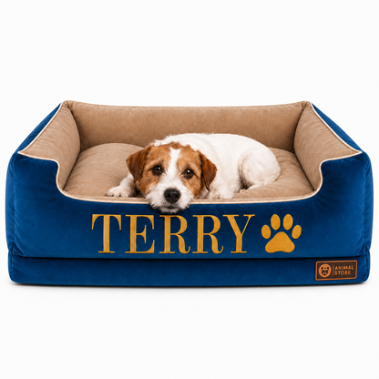 Cama Premium Personalizada Para Perros + GRATIS ACCESORIO