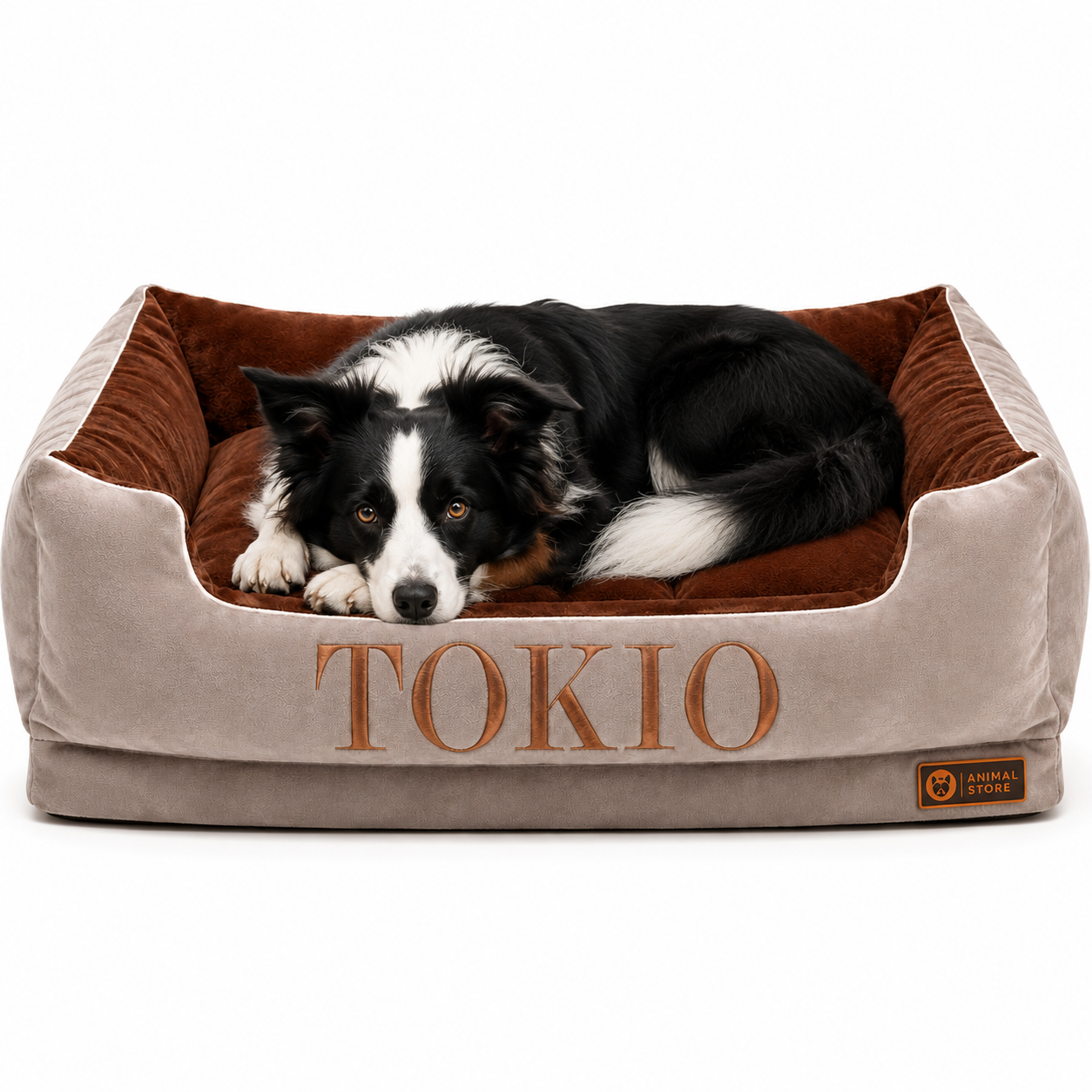 Cama Premium Personalizada Para Perros + GRATIS ACCESORIO