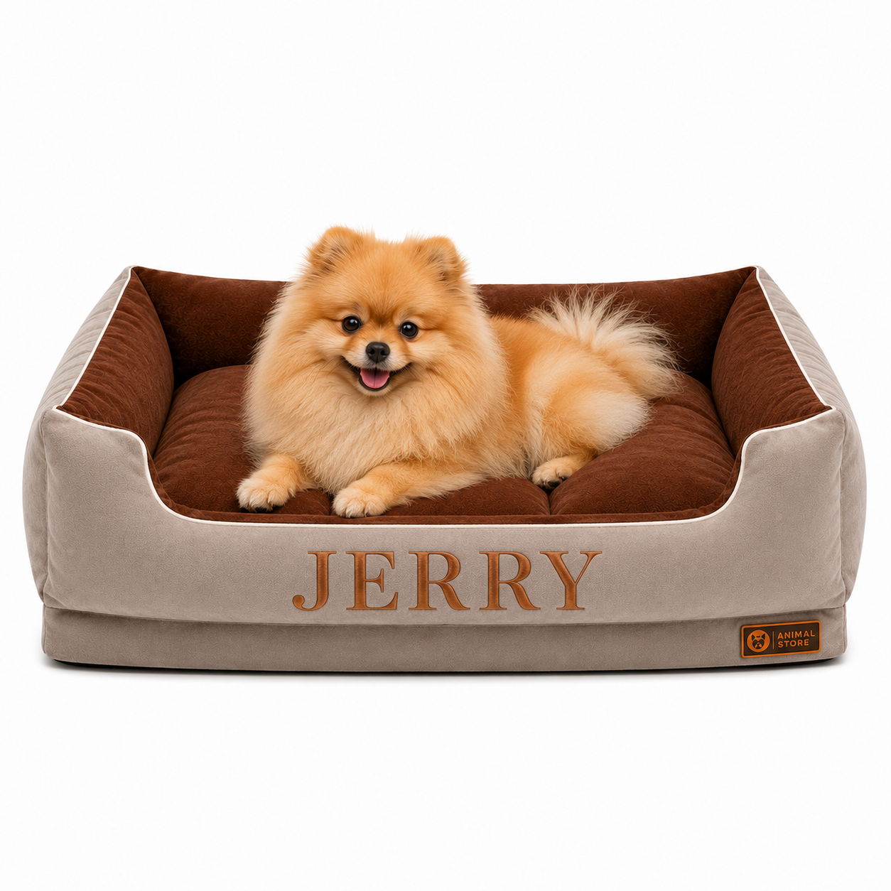 Cama Premium Personalizada Para Perros + GRATIS ACCESORIO