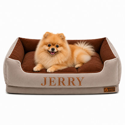 Cama Premium Personalizada Para Perros + GRATIS ACCESORIO