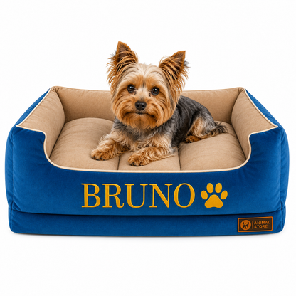 Cama Premium Personalizada Para Perros + GRATIS ACCESORIO