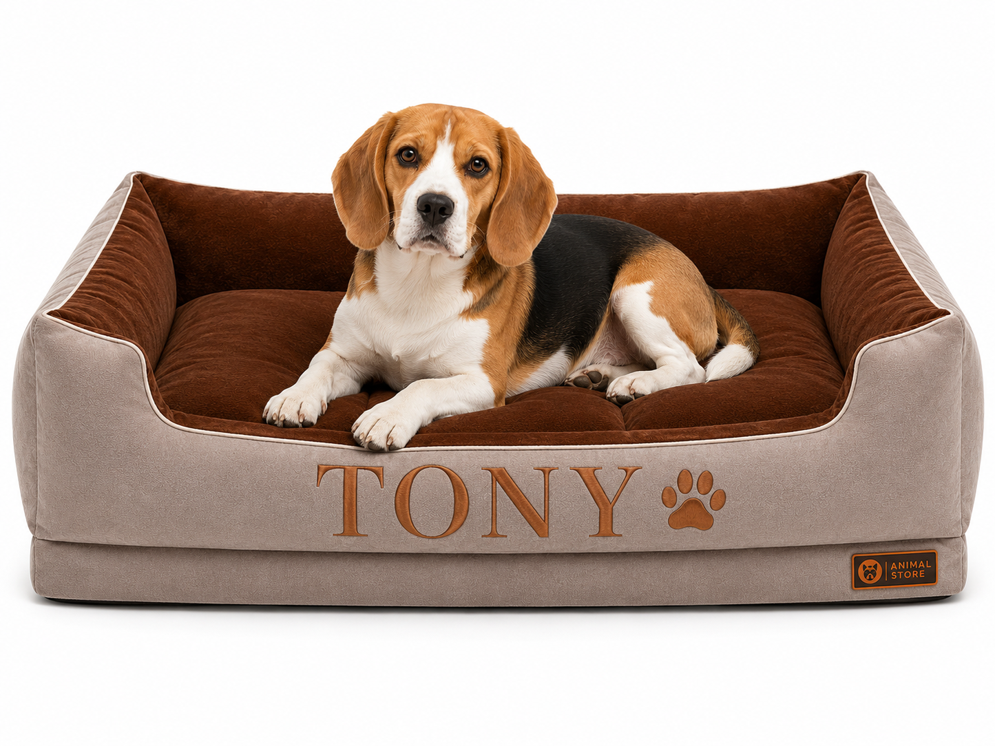 Cama Premium Personalizada Para Perros + GRATIS ACCESORIO