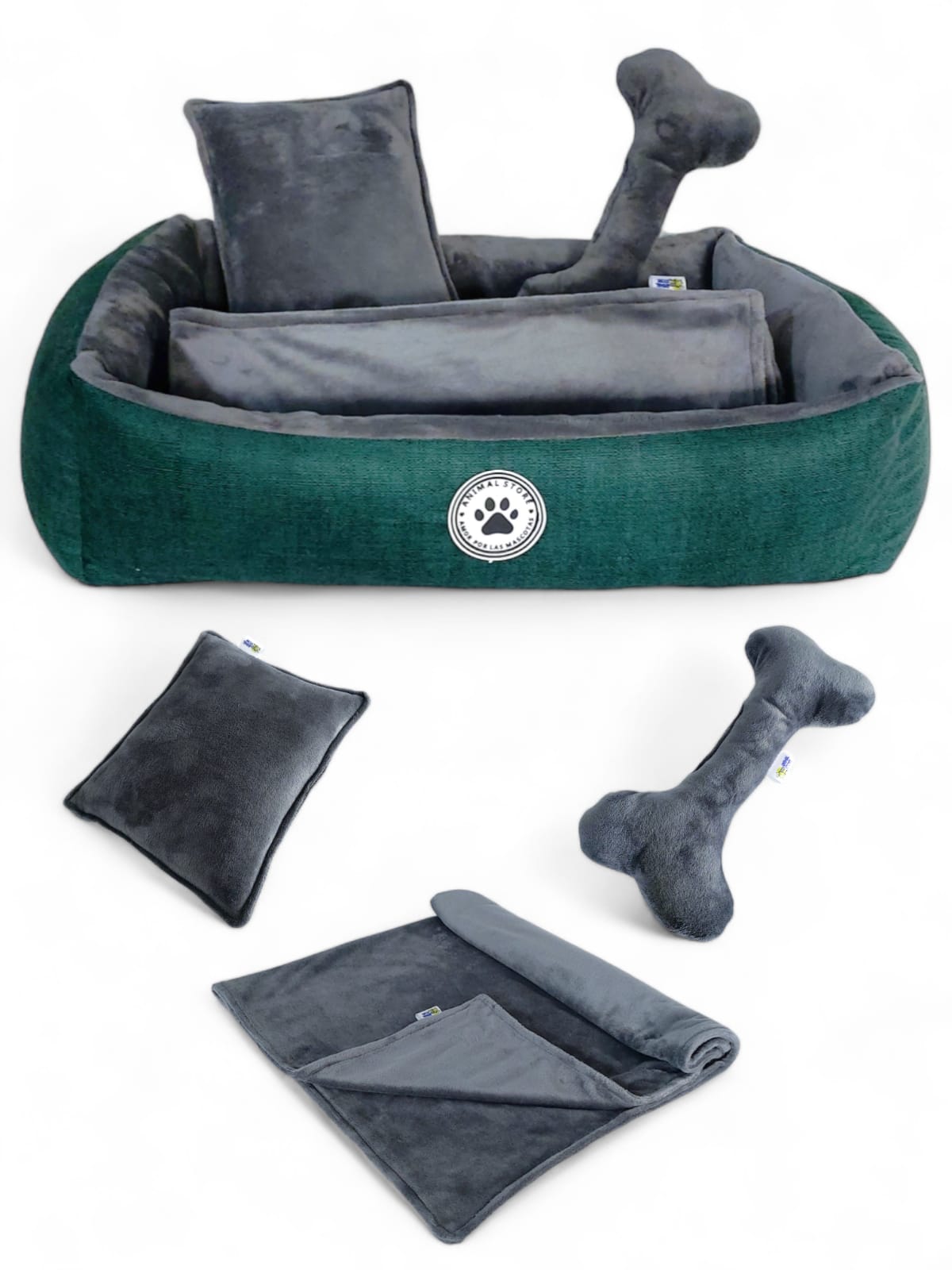Set de Cama Sweet Dream lavable Verde x 3 accesorios