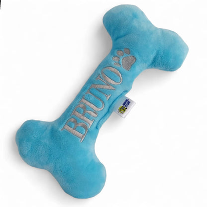 Juguete hueso peluche personalizado