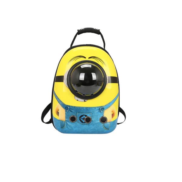 Maleta Transportadora para gatos con cúpula-astropet Minion