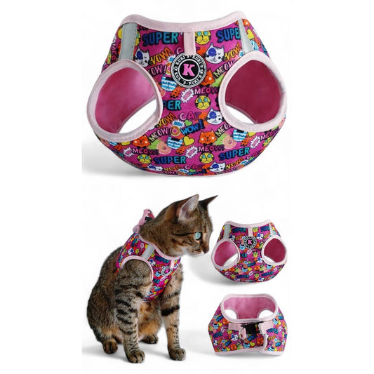 Pechera Para Gatos Meow Magenta