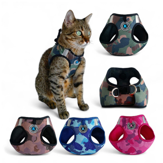 Pechera Para Gatos Camuflada