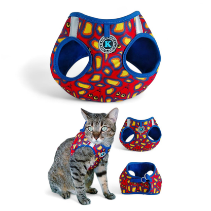 Pechera Para Gatos Serpiente Roja