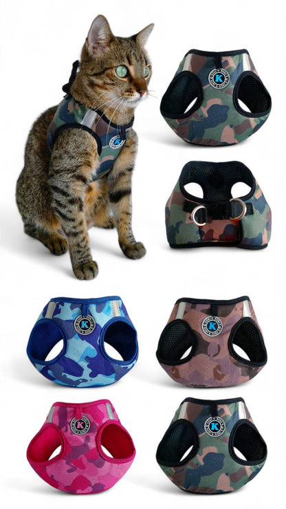 Pechera Para Gatos Camuflada