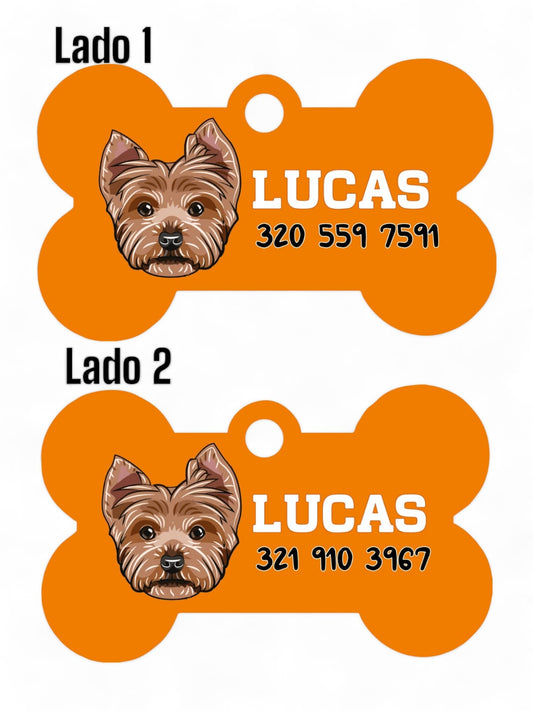 Placas de Identificación Yorkie